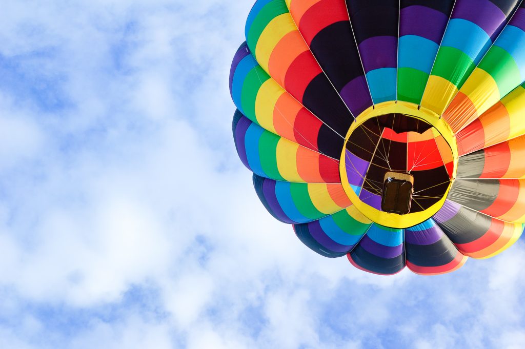 Colourful Hot Air Balloon